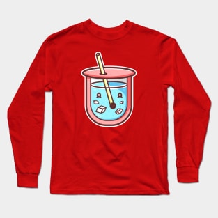 Boba cup kawaii Long Sleeve T-Shirt